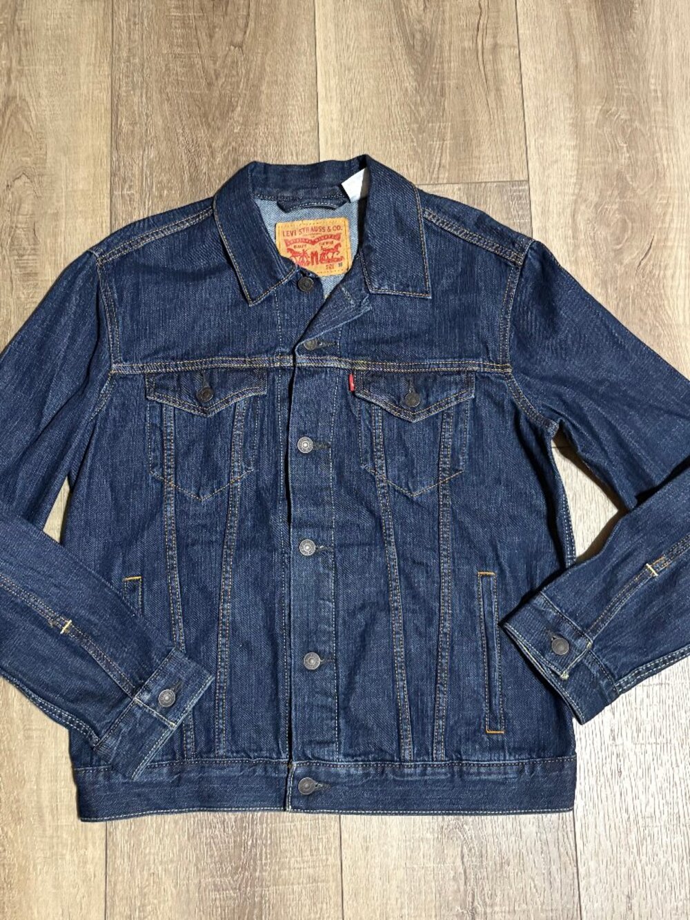 LEVI'S Trucker Jacket Men's Medium Dark Wash
